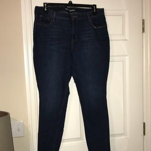 Old Navy Dark Wash Jeans Size 18 Regular Length